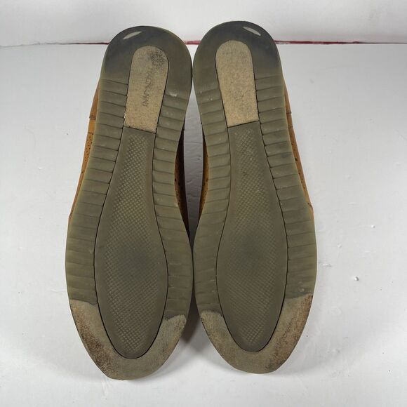 Magnanni Men’s Leather Perforated Sneakers | Size 9 M | Cognac Tan Made In Spain main image 12